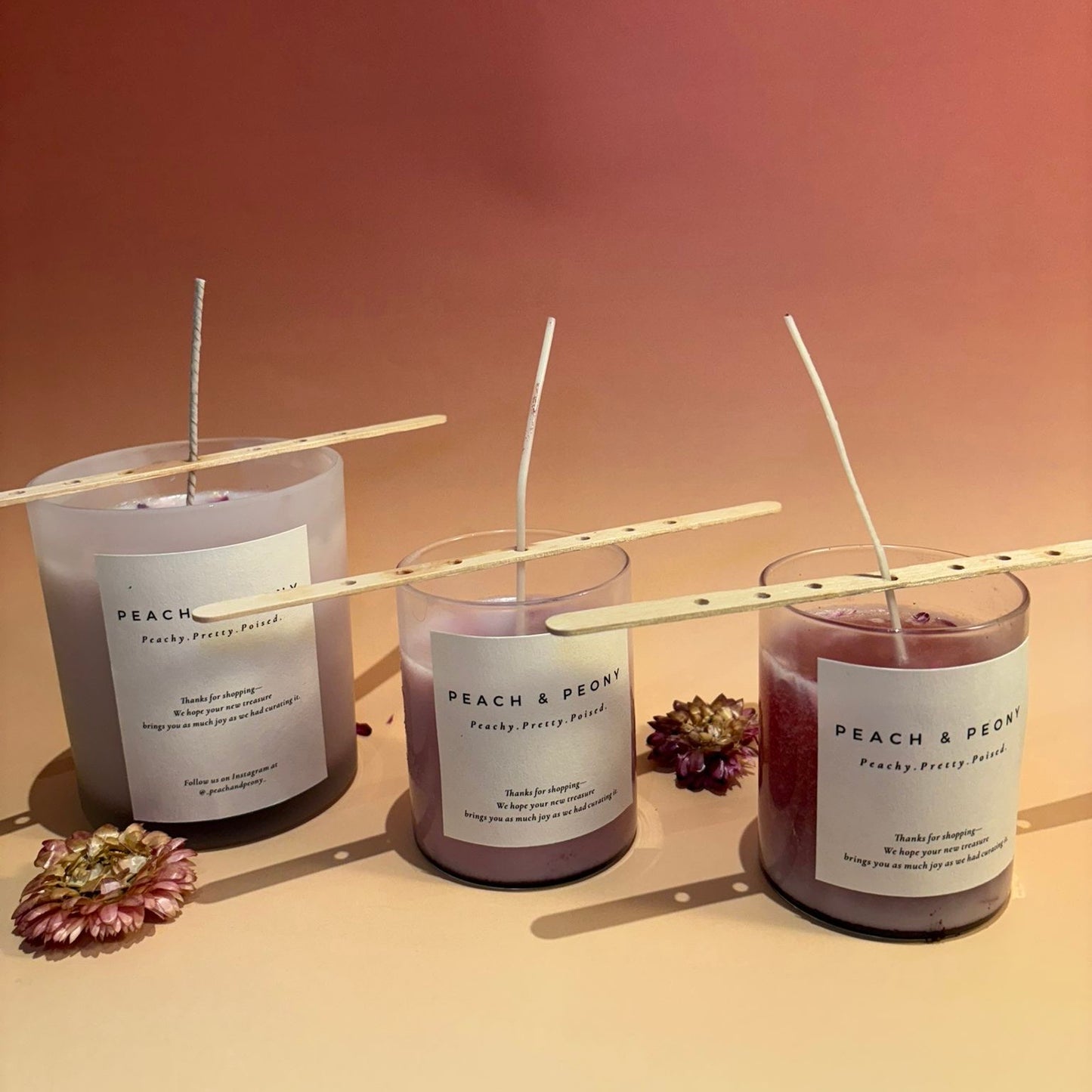 Handcrafted Customised Scented Candles