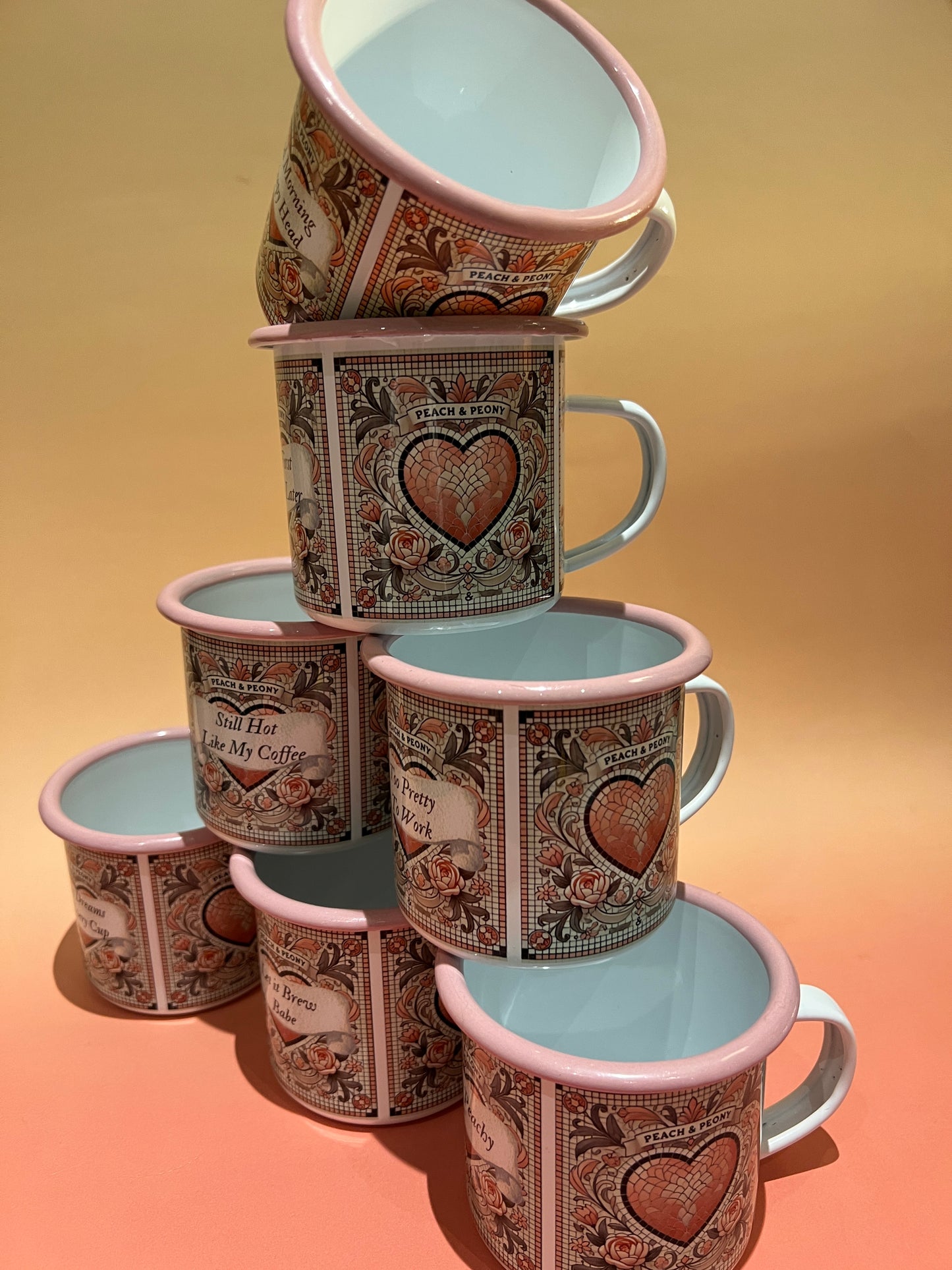 Limited Release Enamel Coffee Tea Mug