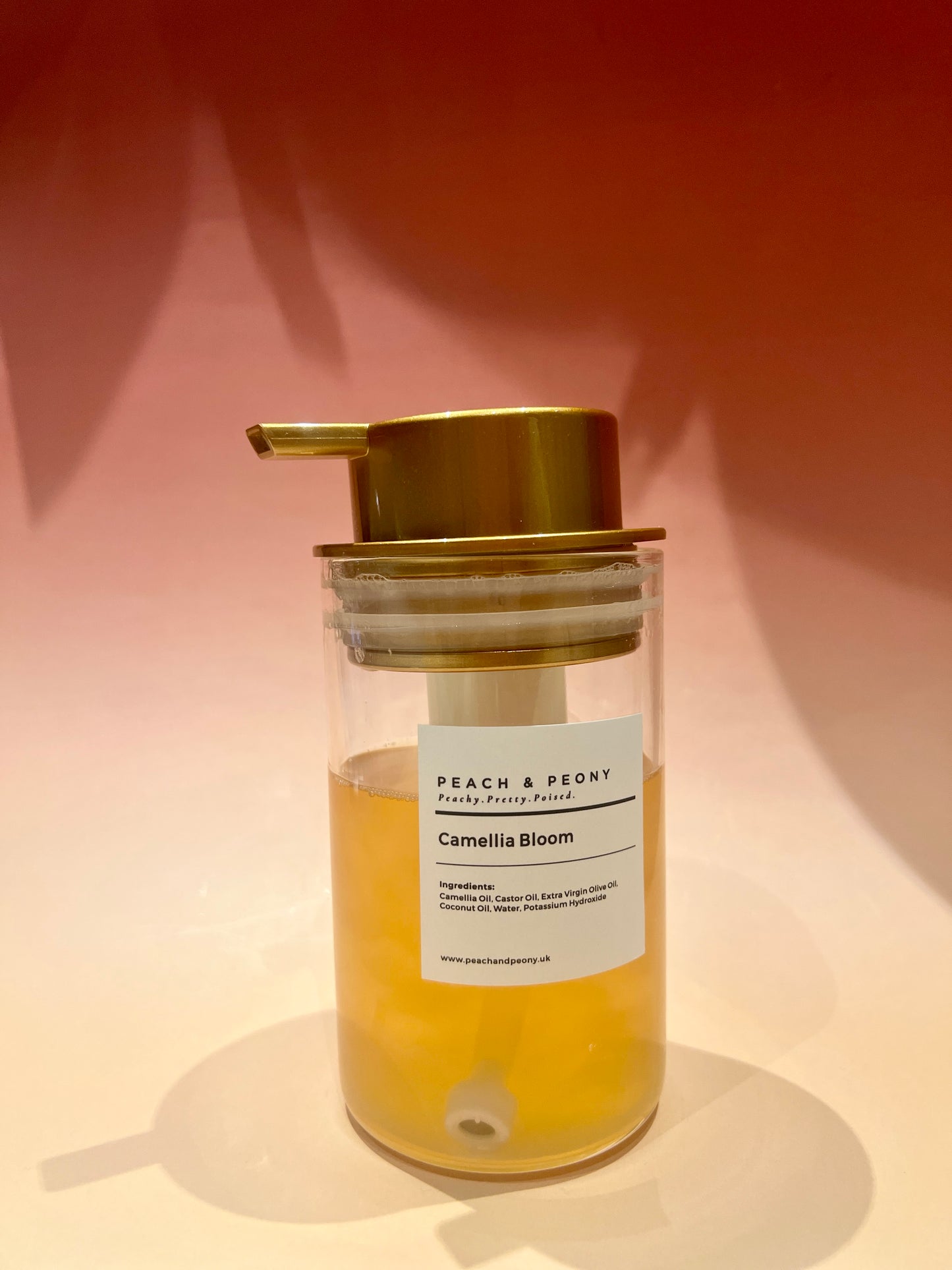Botanical Natural Hand Soap 400ml Glass Bottle