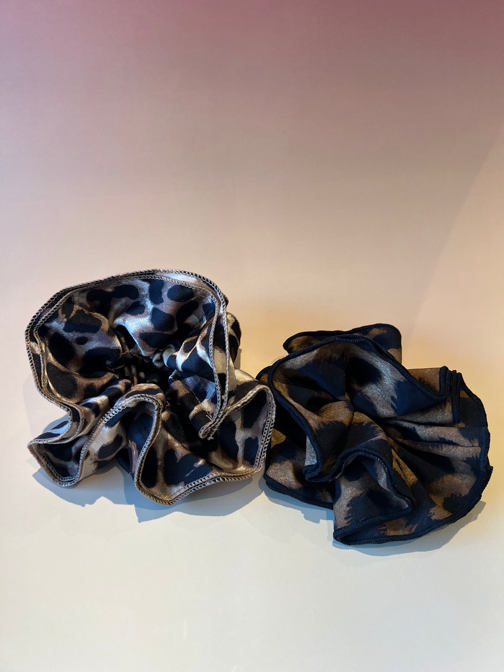 Leopard Print Scrunchies