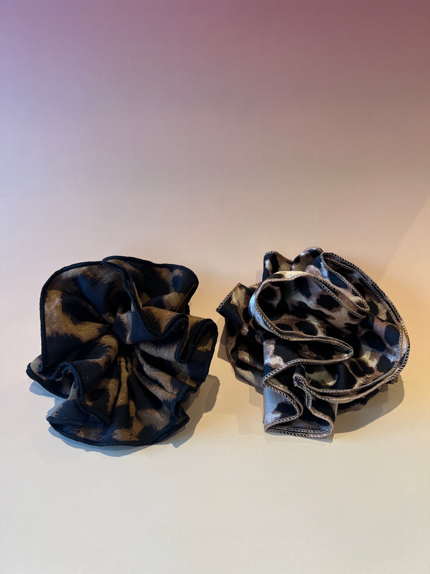 Leopard Print Scrunchies