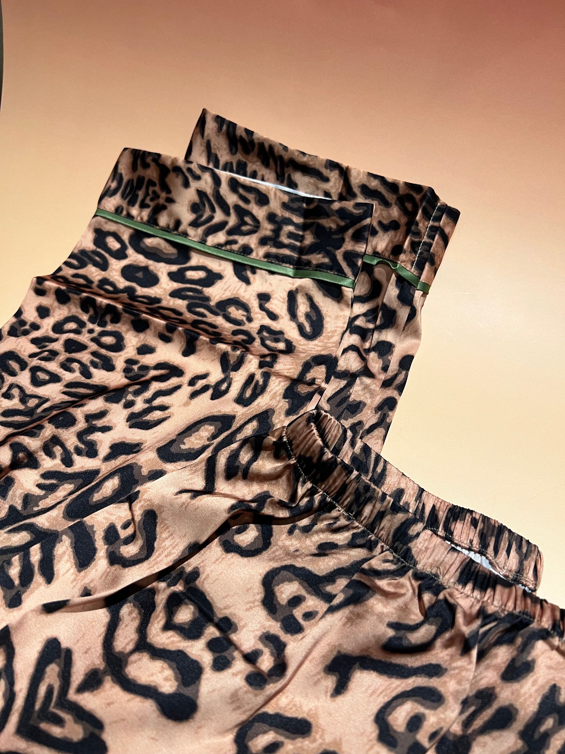 Leopard Print Pyjamas Set