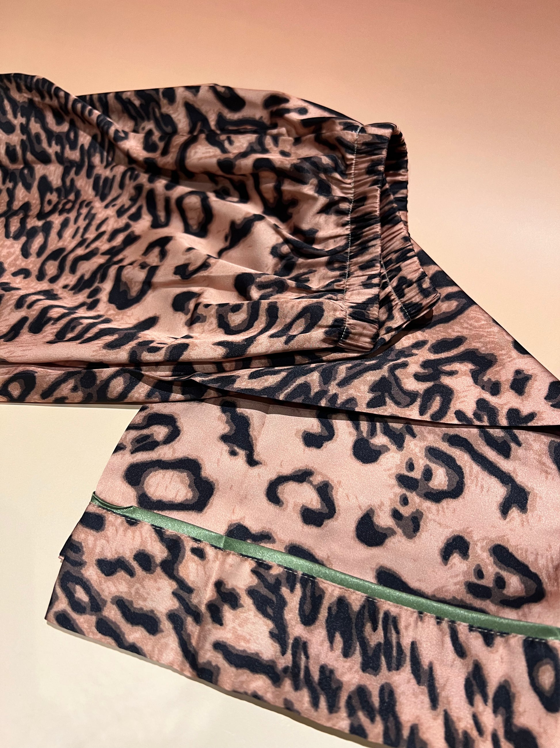 Leopard Print Pyjamas Set