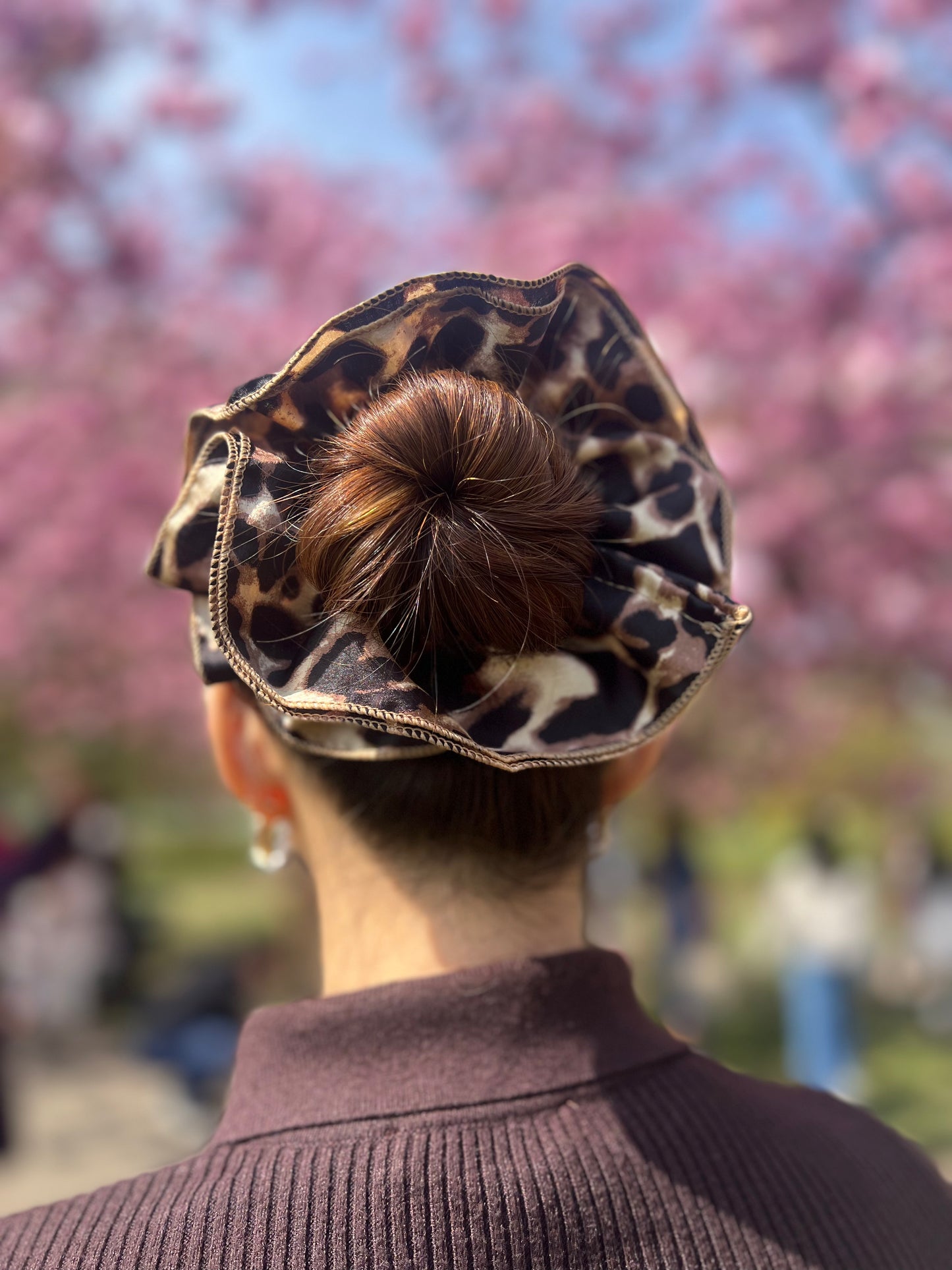 Leopard Print Scrunchies