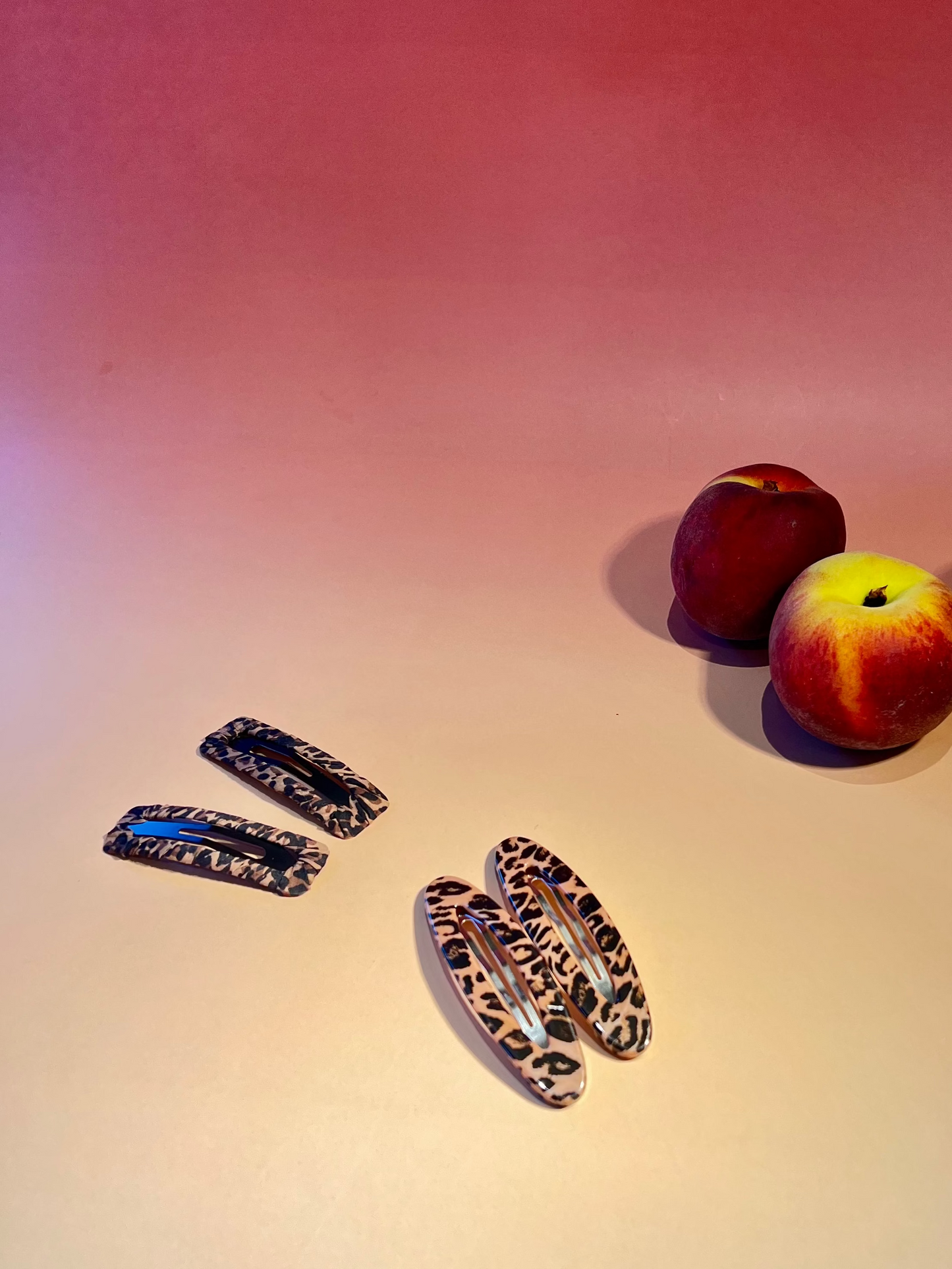 Leopard Print Hair Clips