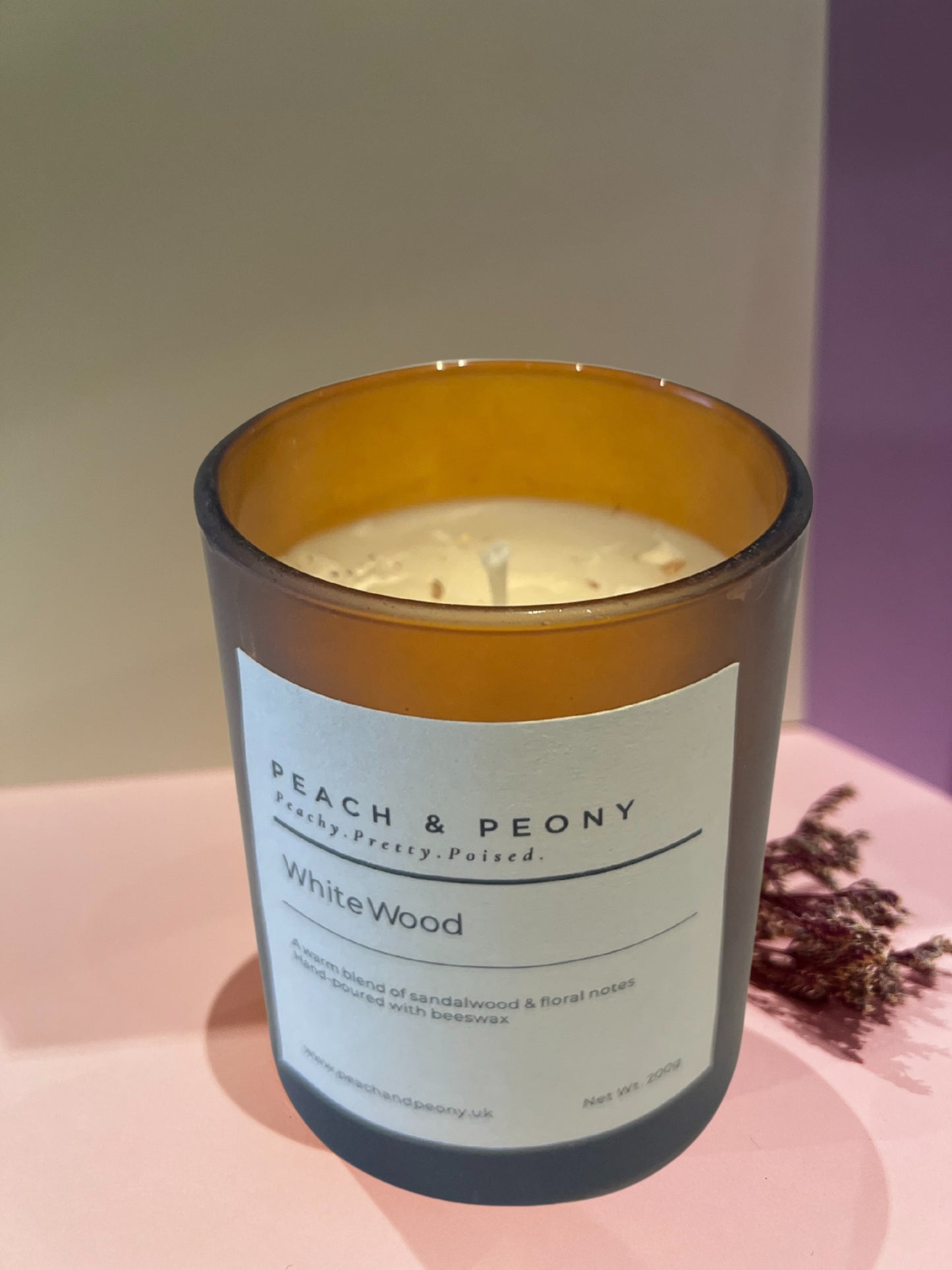 Peach & Peony Signature Collection: Handcrafted Scented Candles