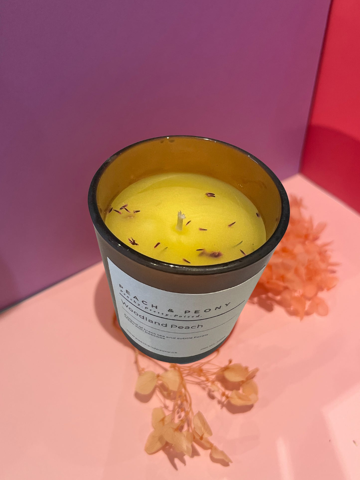 Peach & Peony Signature Collection: Handcrafted Scented Candles
