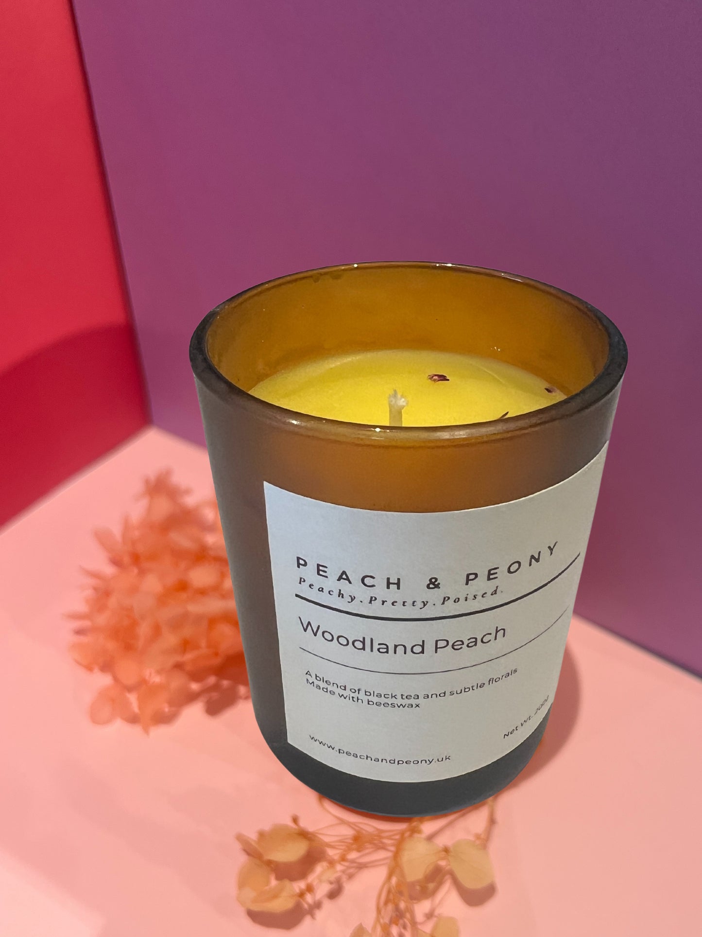 Peach & Peony Signature Collection: Handcrafted Scented Candles