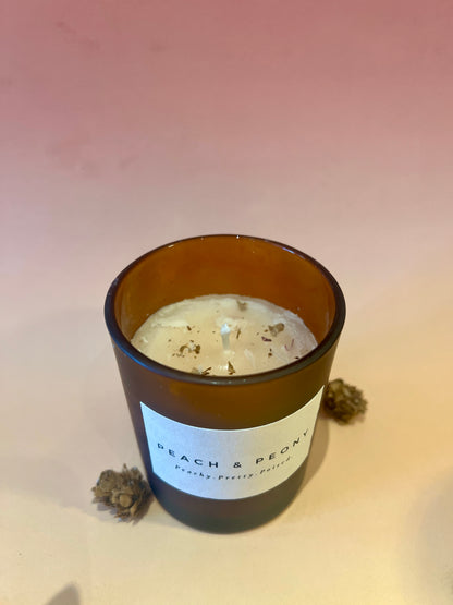 Handcrafted Autumn Cozy Halloween Beeswax Candle Collection