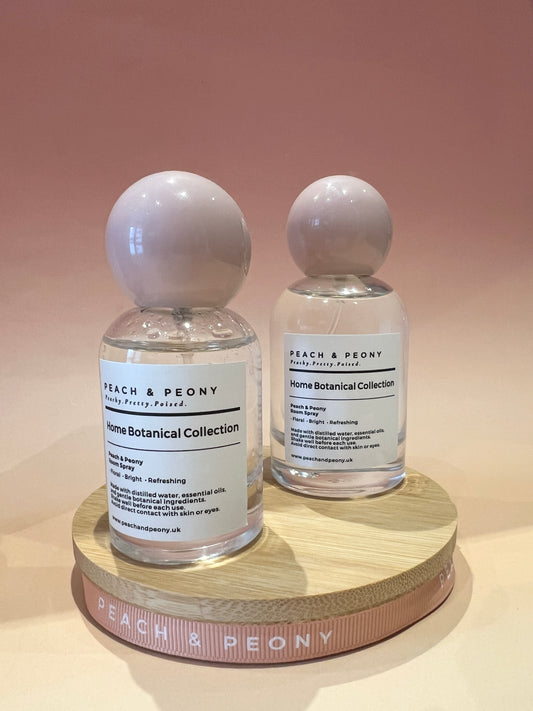 Botanical Natural Room Spray Peach & Peony Scent Air Mist