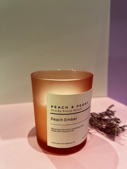 Peach & Peony Signature Collection: Handcrafted Scented Candles