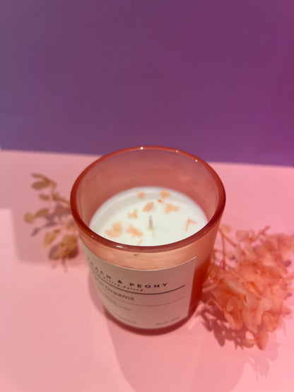 Peach & Peony Signature Collection: Handcrafted Scented Candles