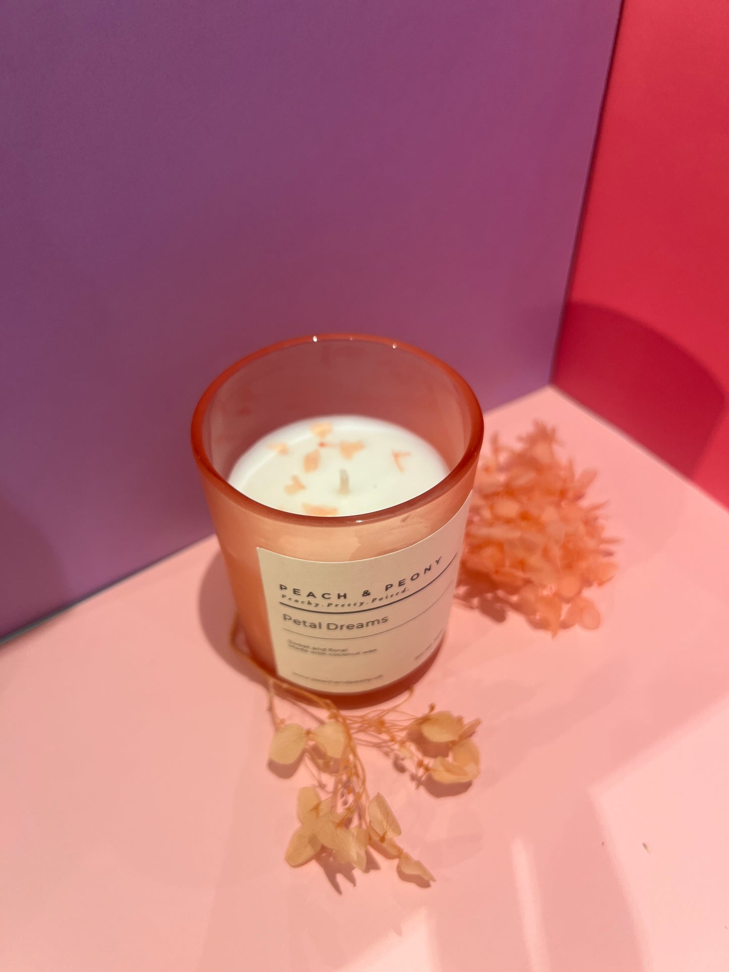 Peach & Peony Signature Collection: Handcrafted Scented Candles