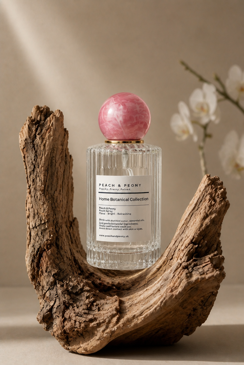 Botanical Natural Room Spray Peach & Peony Scent Air Mist