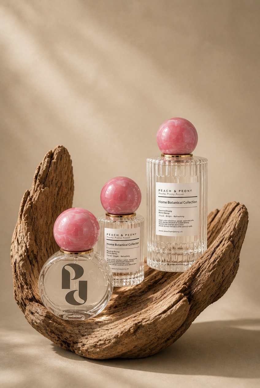 Botanical Natural Room Spray Peach & Peony Scent Air Mist