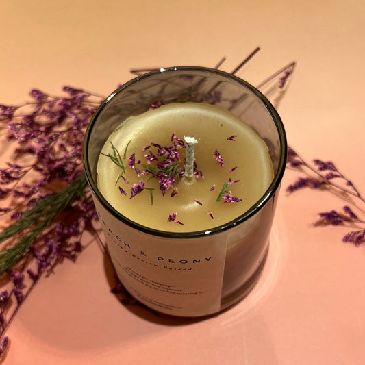 Handcrafted Flower Scented Candles