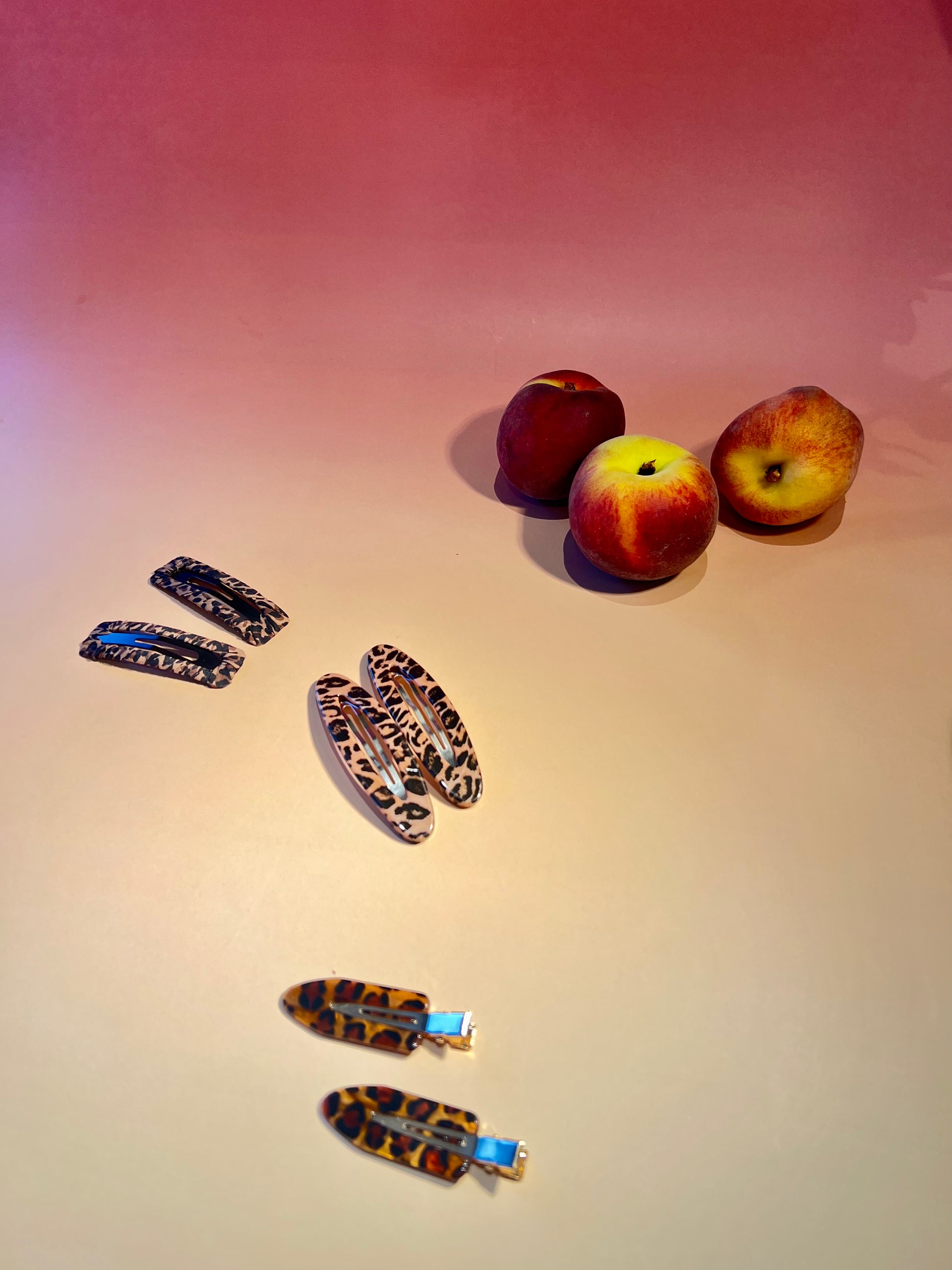 Leopard Print Hair Clips