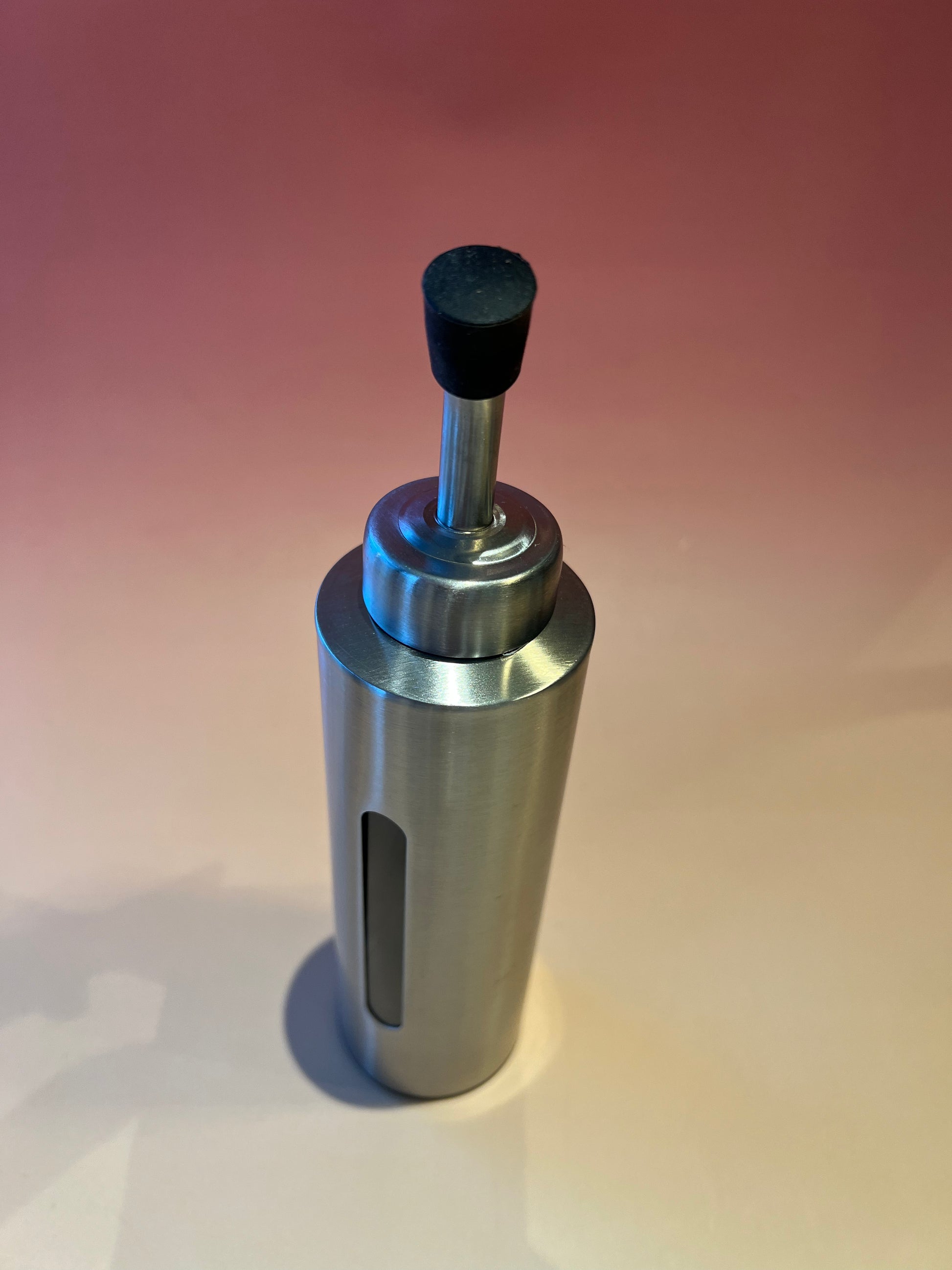 Stainless Steel Oil Dispenser Set with Salt & Pepper Mill