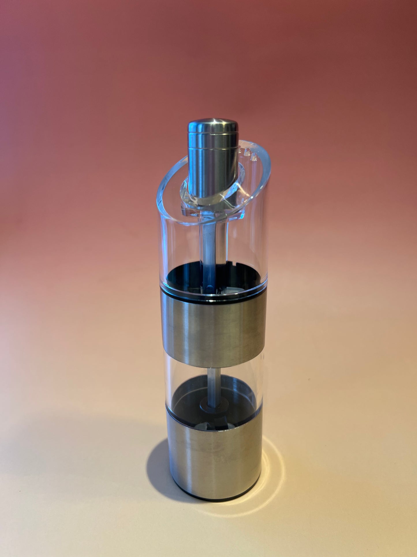 Stainless Steel Oil Dispenser Set with Salt & Pepper Mill