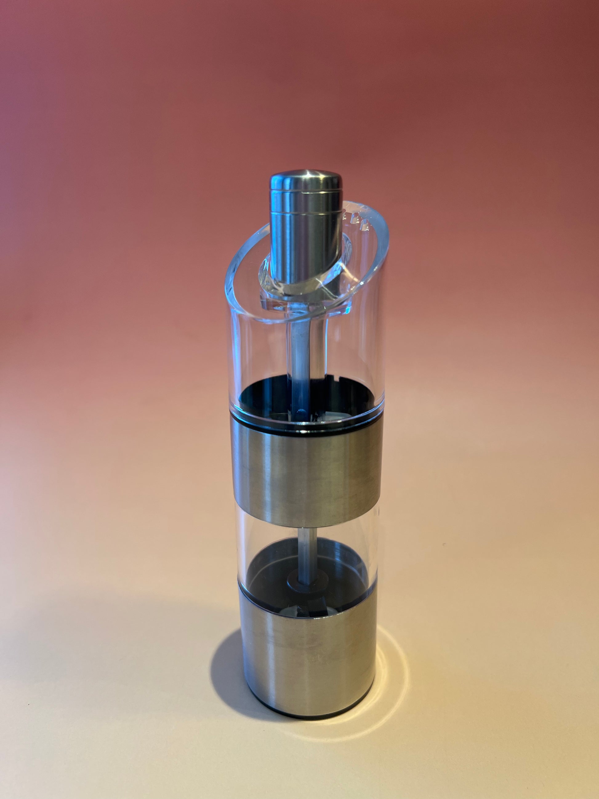 Stainless Steel Oil Dispenser Set with Salt & Pepper Mill