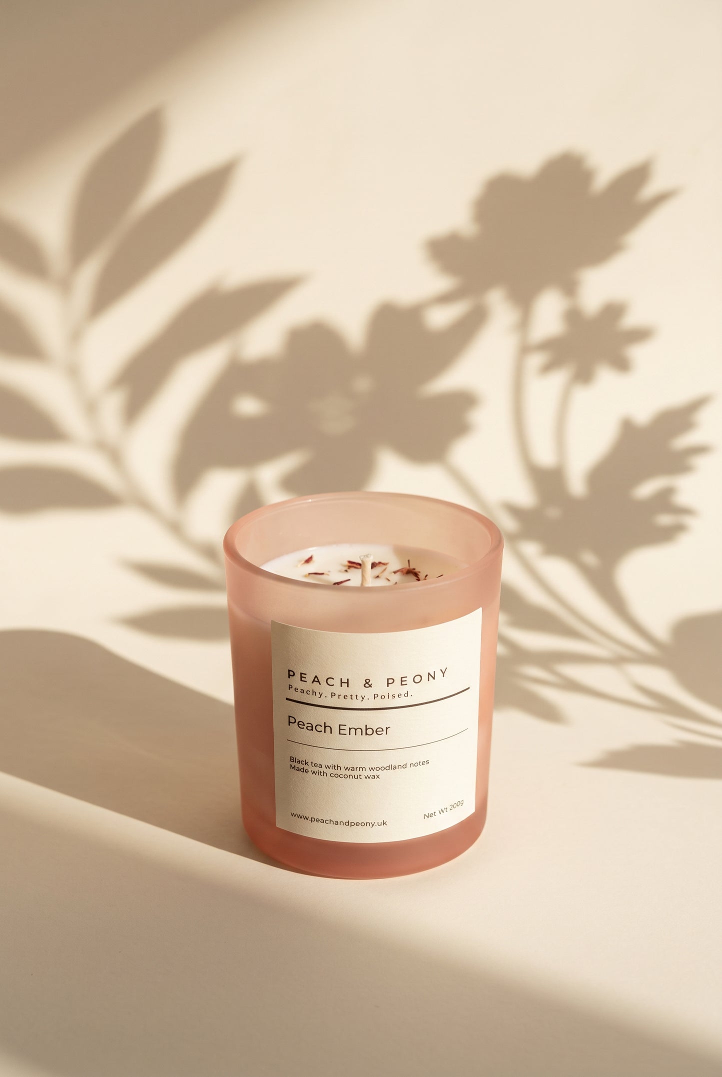 Peach & Peony Signature Botanical Collection: Handcrafted Scented Candles