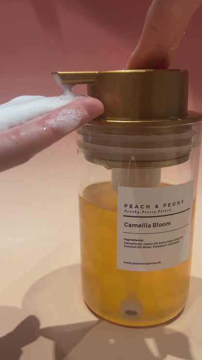 Botanical Natural Hand Soap 400ml Glass Bottle